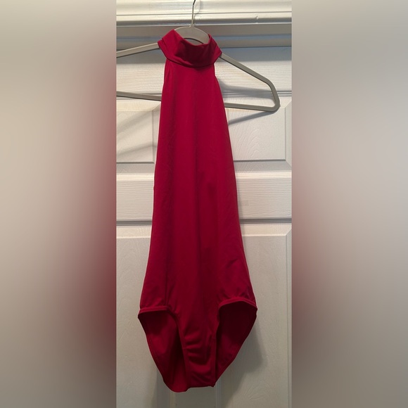 Balera Red Halter Leotard - Picture 4 of 4